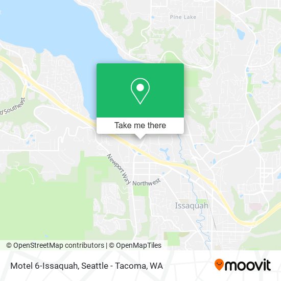 Motel 6-Issaquah map
