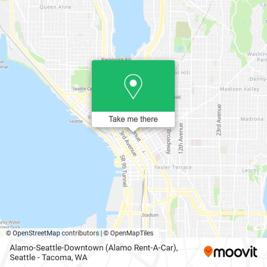 Alamo-Seattle-Downtown (Alamo Rent-A-Car) map