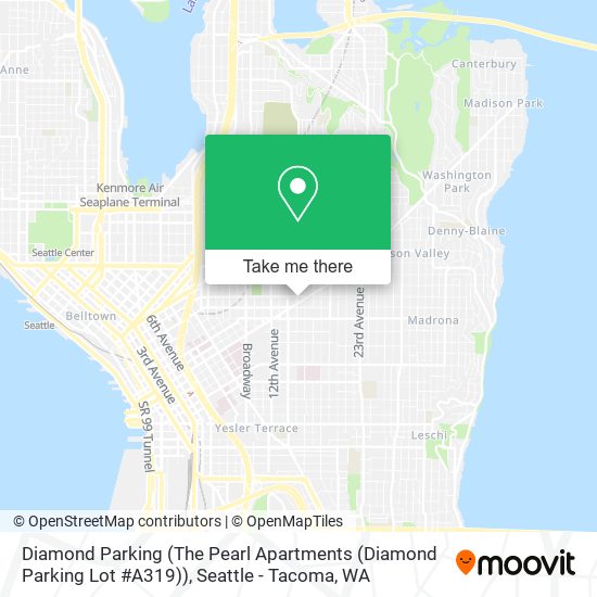 Mapa de Diamond Parking (The Pearl Apartments (Diamond Parking Lot #A319))