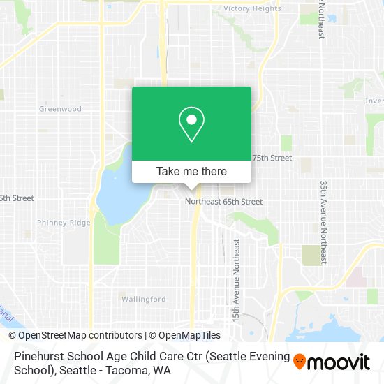 Mapa de Pinehurst School Age Child Care Ctr (Seattle Evening School)