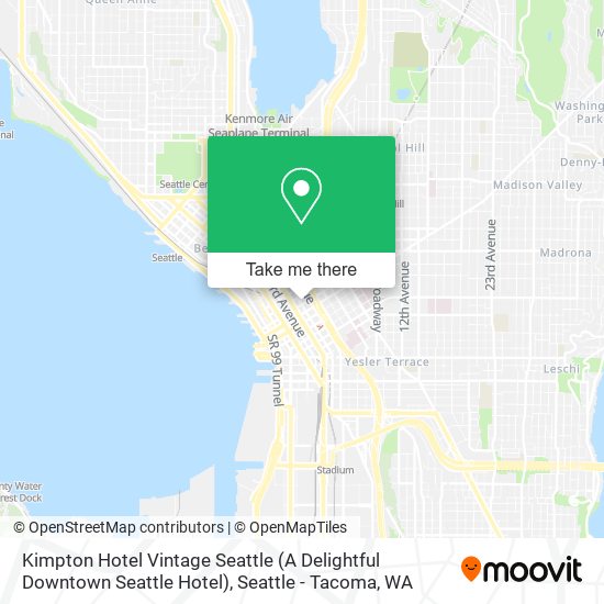 Mapa de Kimpton Hotel Vintage Seattle (A Delightful Downtown Seattle Hotel)