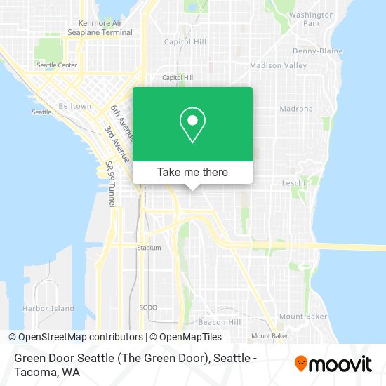 Mapa de Green Door Seattle (The Green Door)