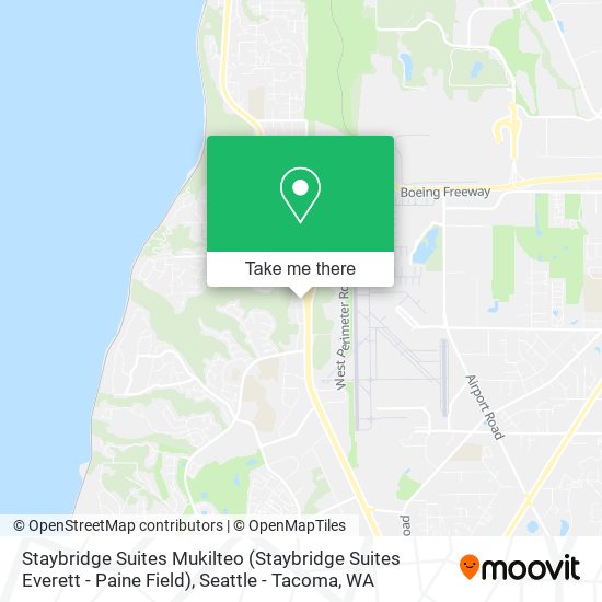 Staybridge Suites Mukilteo (Staybridge Suites Everett - Paine Field) map