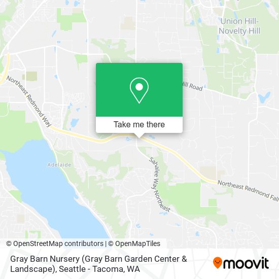 Mapa de Gray Barn Nursery (Gray Barn Garden Center & Landscape)