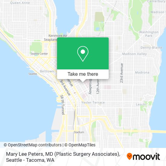 Mapa de Mary Lee Peters, MD (Plastic Surgery Associates)