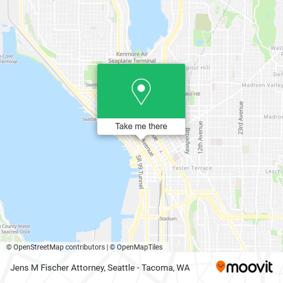 Jens M Fischer Attorney map