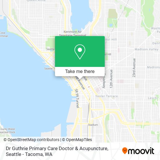 Dr Guthrie Primary Care Doctor & Acupuncture map