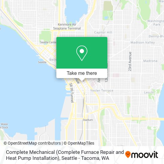 Mapa de Complete Mechanical (Complete Furnace Repair and Heat Pump Installation)