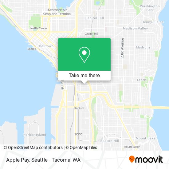 Apple Pay map