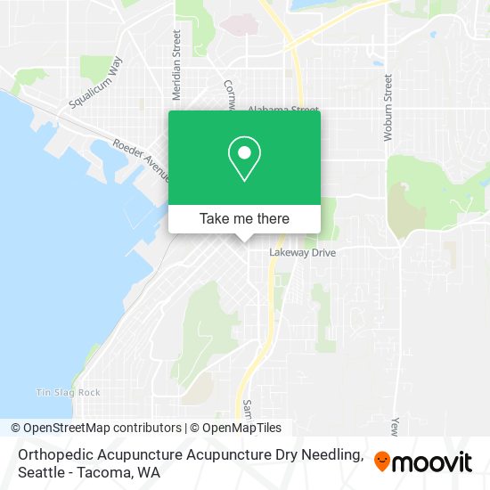 Mapa de Orthopedic Acupuncture Acupuncture Dry Needling