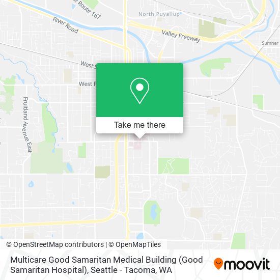 Multicare Good Samaritan Medical Building (Good Samaritan Hospital) map