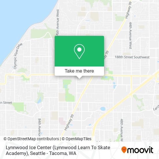 Mapa de Lynnwood Ice Center (Lynnwood Learn To Skate Academy)
