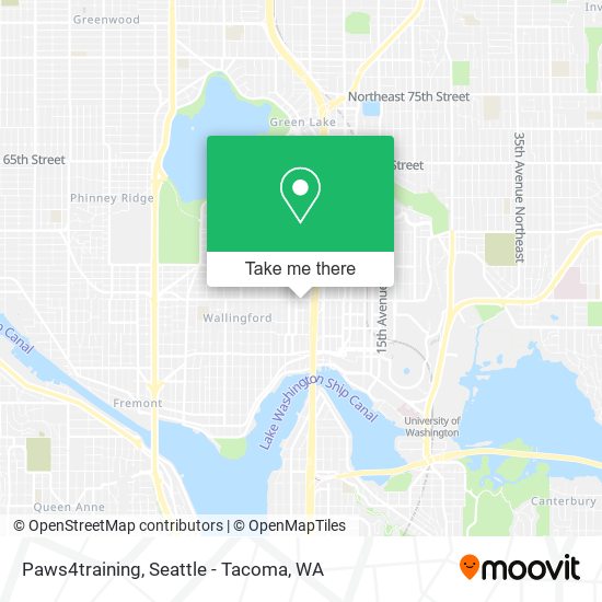 Paws4training map