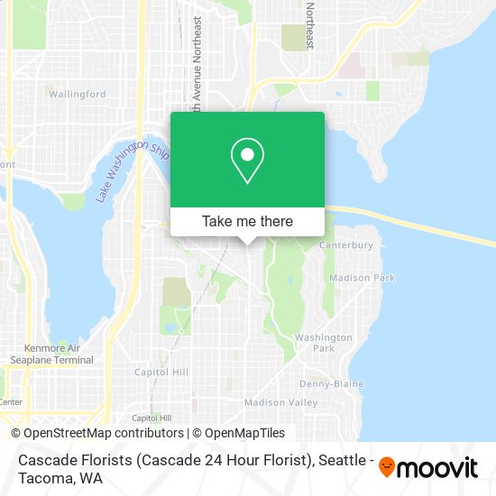 Mapa de Cascade Florists (Cascade 24 Hour Florist)
