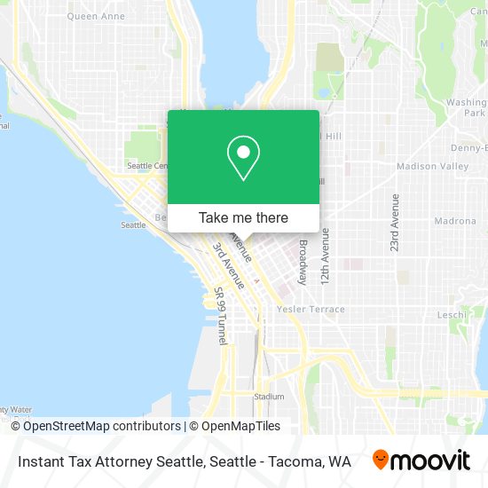 Mapa de Instant Tax Attorney Seattle