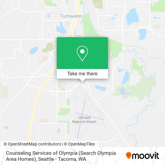 Mapa de Counseling Services of Olympia (Search Olympia Area Homes)