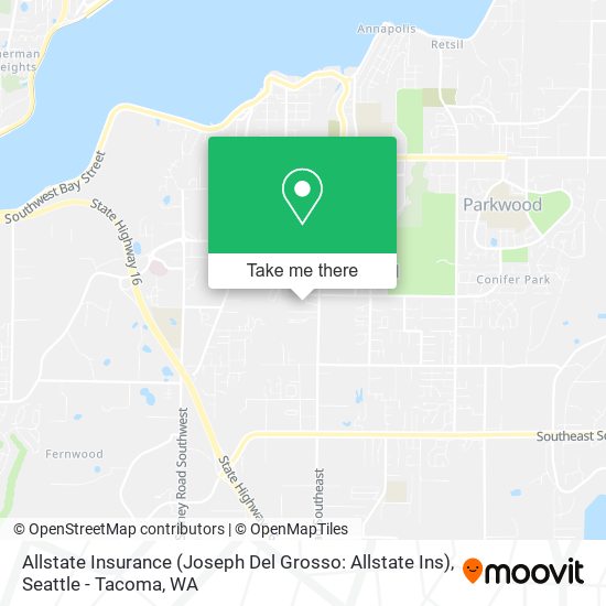 Allstate Insurance (Joseph Del Grosso: Allstate Ins) map