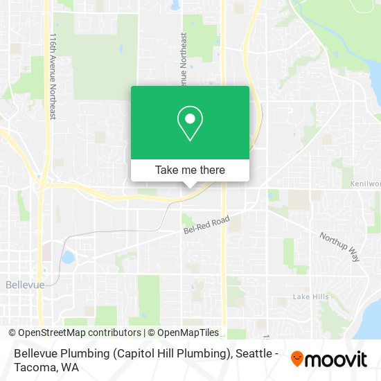 Mapa de Bellevue Plumbing (Capitol Hill Plumbing)