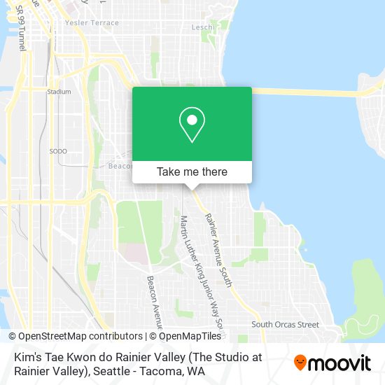 Mapa de Kim's Tae Kwon do Rainier Valley (The Studio at Rainier Valley)