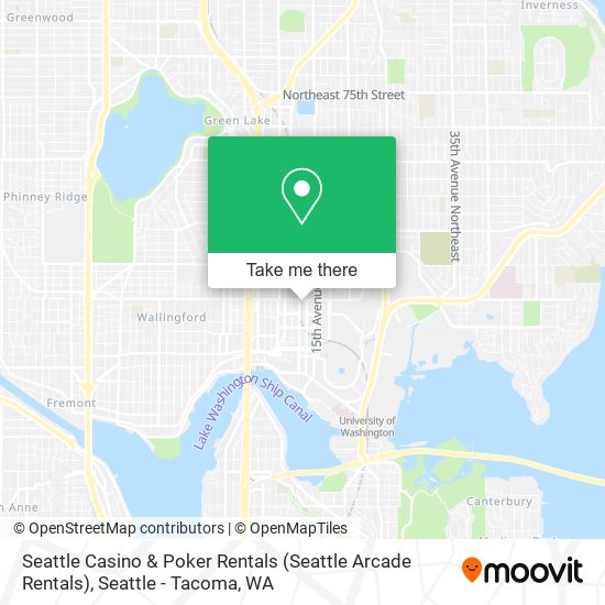 Seattle Casino & Poker Rentals (Seattle Arcade Rentals) map