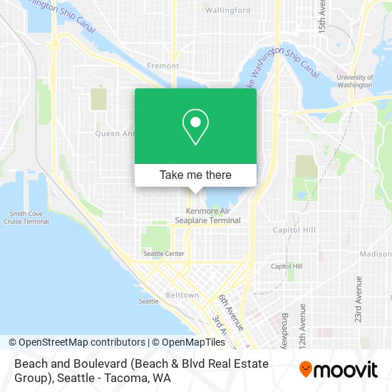 Mapa de Beach and Boulevard (Beach & Blvd Real Estate Group)