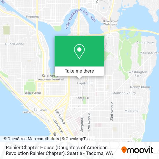 Rainier Chapter House (Daughters of American Revolution Rainier Chapter) map