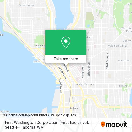 First Washington Corporation (First Exclusive) map