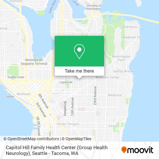 Capitol Hill Family Health Center (Group Health Neurology) map