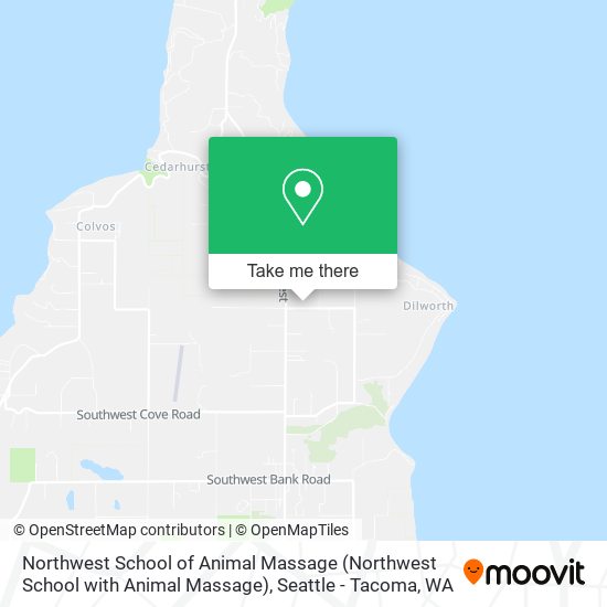 Mapa de Northwest School of Animal Massage