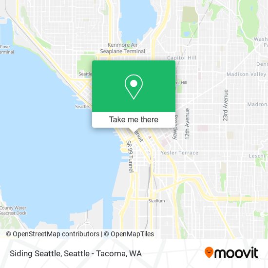 Mapa de Siding Seattle