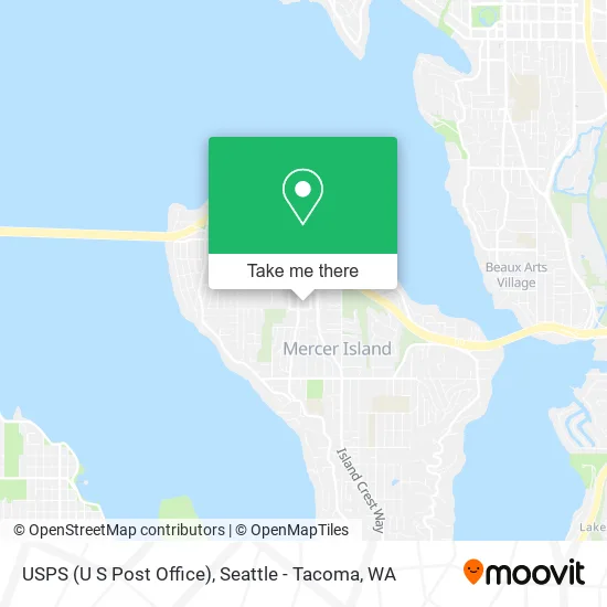 Mapa de USPS (U S Post Office)