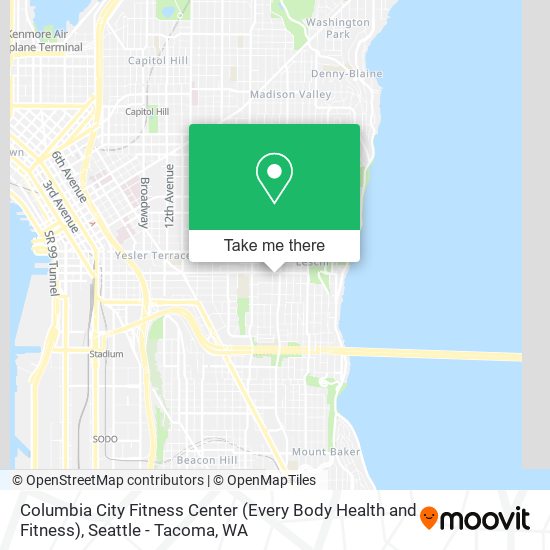 Columbia City Fitness Center (Every Body Health and Fitness) map