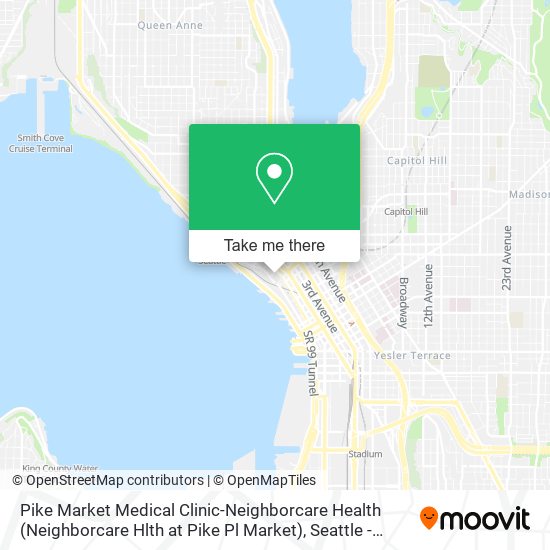 Pike Market Medical Clinic-Neighborcare Health (Neighborcare Hlth at Pike Pl Market) map