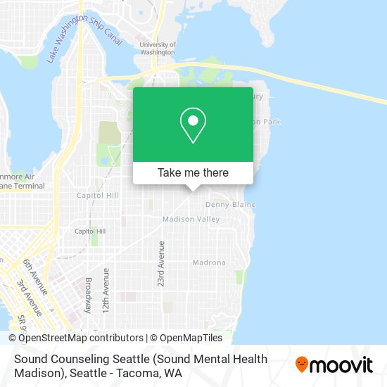 Mapa de Sound Counseling Seattle (Sound Mental Health Madison)
