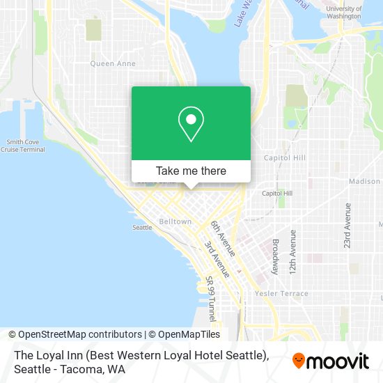 The Loyal Inn (Best Western Loyal Hotel Seattle) map