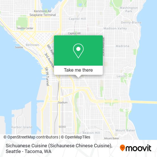 Sichuanese Cuisine (Sichaunese Chinese Cuisine) map