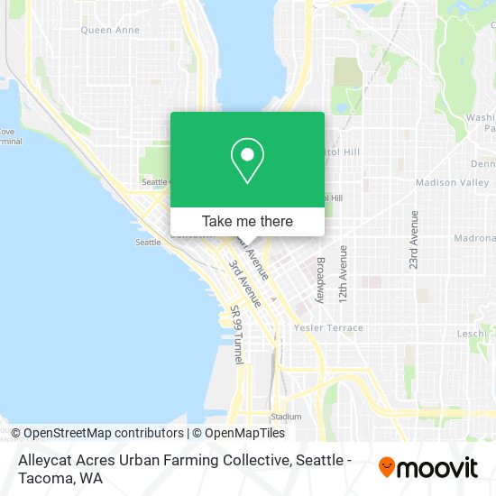 Mapa de Alleycat Acres Urban Farming Collective