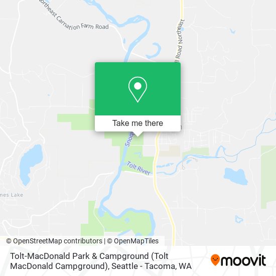 Tolt-MacDonald Park & Campground map