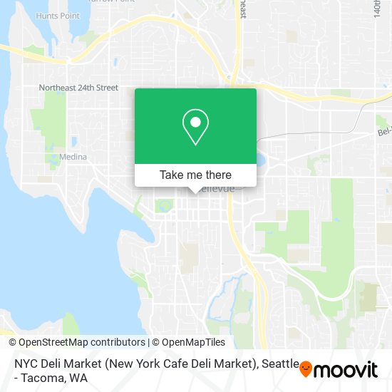 Mapa de NYC Deli Market (New York Cafe Deli Market)