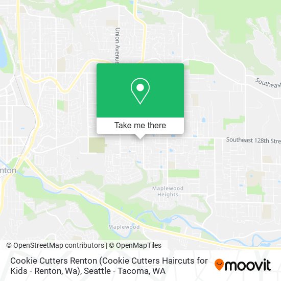 Cookie Cutters Renton (Cookie Cutters Haircuts for Kids - Renton, Wa) map