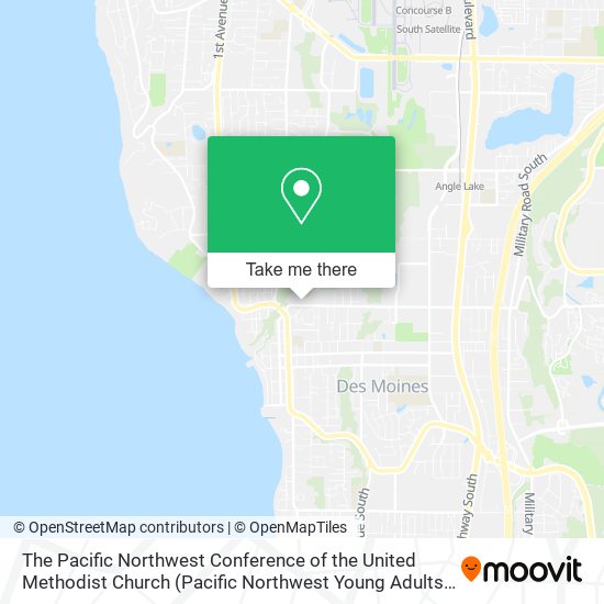 Mapa de The Pacific Northwest Conference of the United Methodist Church (Pacific Northwest Young Adults)