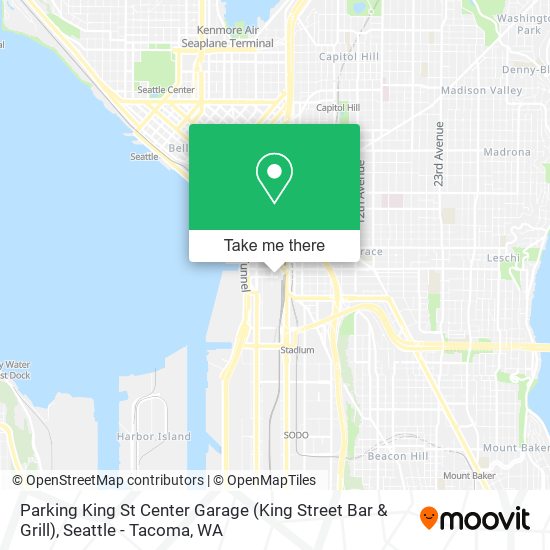 Mapa de Parking King St Center Garage (King Street Bar & Grill)