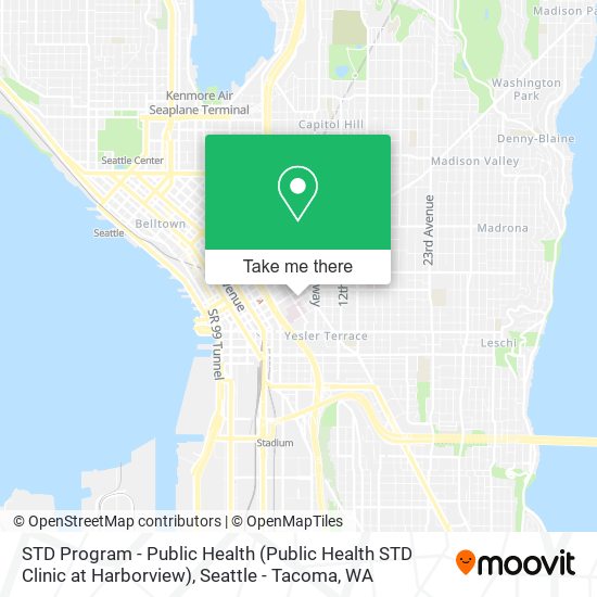 STD Program - Public Health (Public Health STD Clinic at Harborview) map