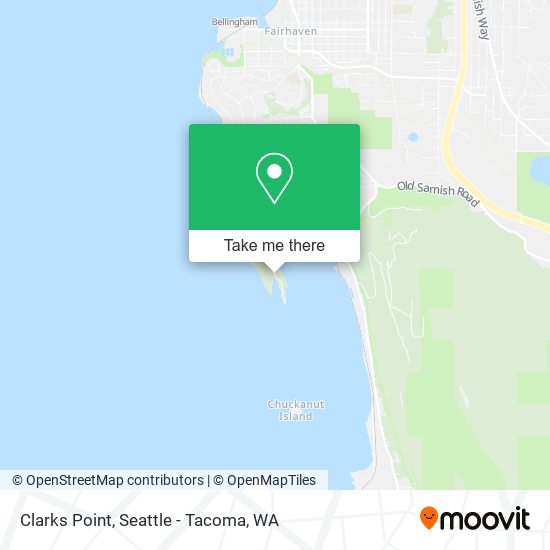 Mapa de Clarks Point