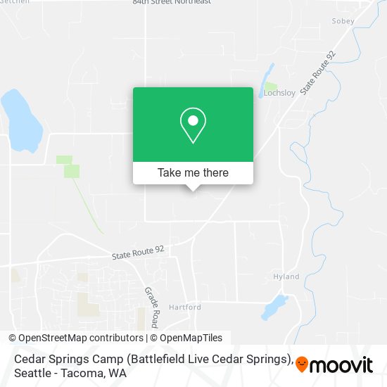 Mapa de Cedar Springs Camp (Battlefield Live Cedar Springs)