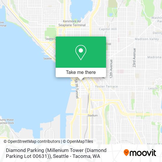 Mapa de Diamond Parking (Millenium Tower (Diamond Parking Lot 00631))