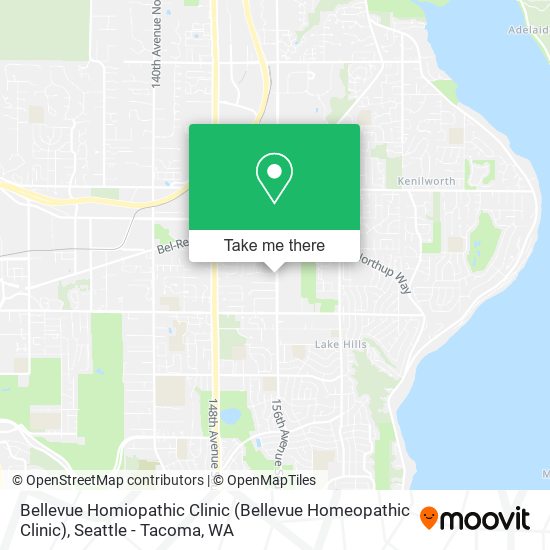 Mapa de Bellevue Homiopathic Clinic (Bellevue Homeopathic Clinic)