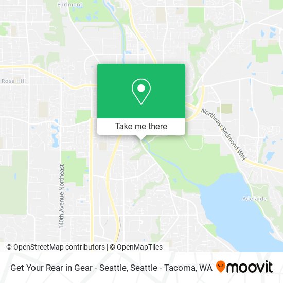 Get Your Rear in Gear - Seattle map