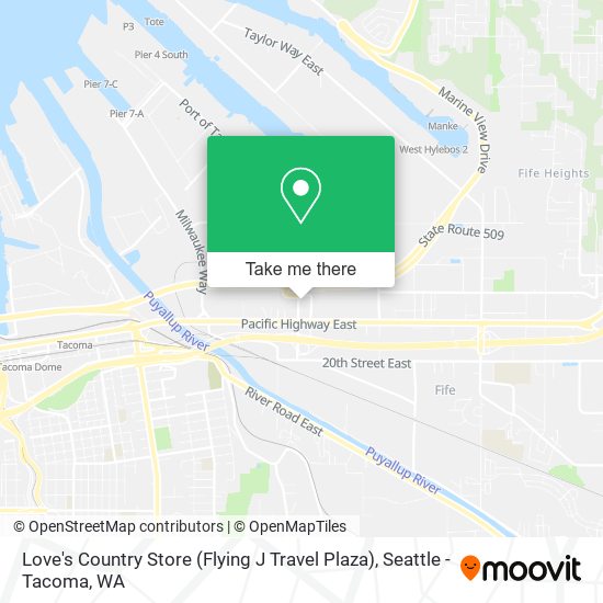 Love's Country Store (Flying J Travel Plaza) map