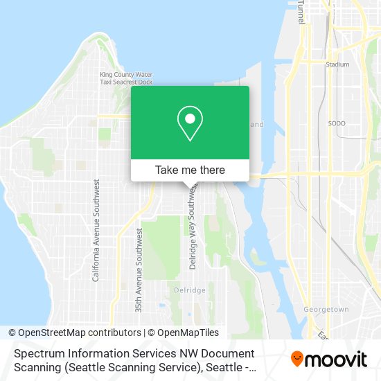 Mapa de Spectrum Information Services NW Document Scanning (Seattle Scanning Service)